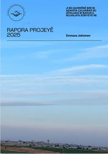 Project report cover Kurdish